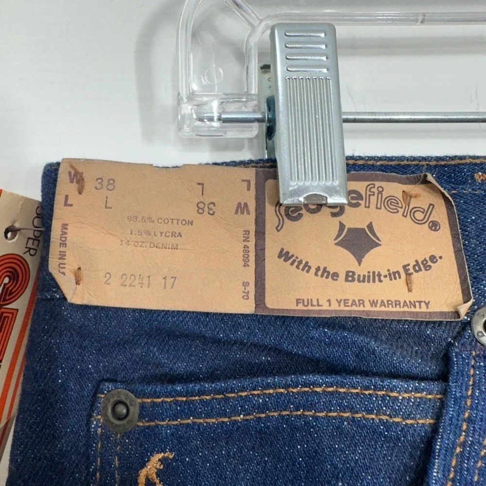 Sedgefield Straight‎ Leg Jeans 38L NWT Ultra High Rise Western Retro
